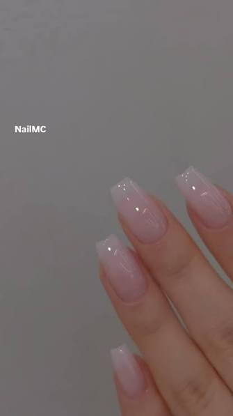Sheer Milky Pink Long Coffin Nails Sheer Milky Pink Long Coffin Nails — neutral nail colors