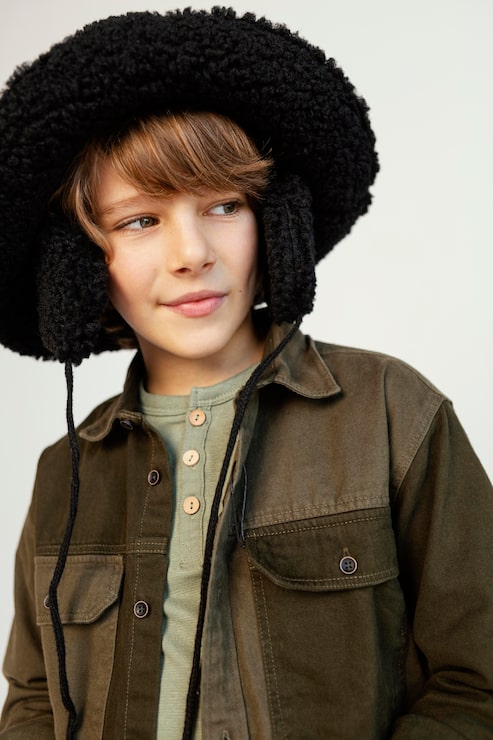 Chin Length Wavy Cut With Blunt Bangs Chin Length Wavy Cut With Blunt Bangs — Winter Haircuts for Boys
