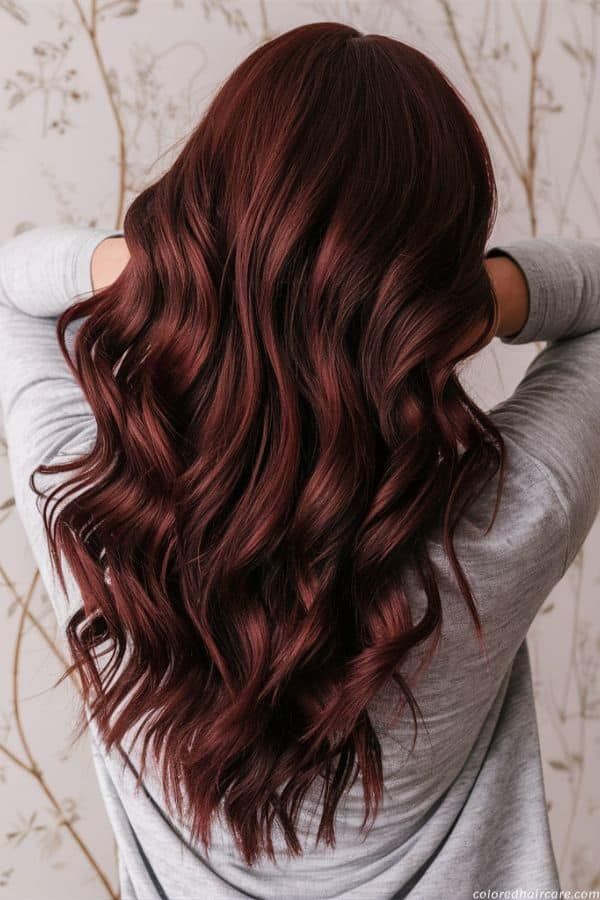 Deep Rich Burgundy Deep Rich Burgundy — Low Maintenance Winter Hair Colors