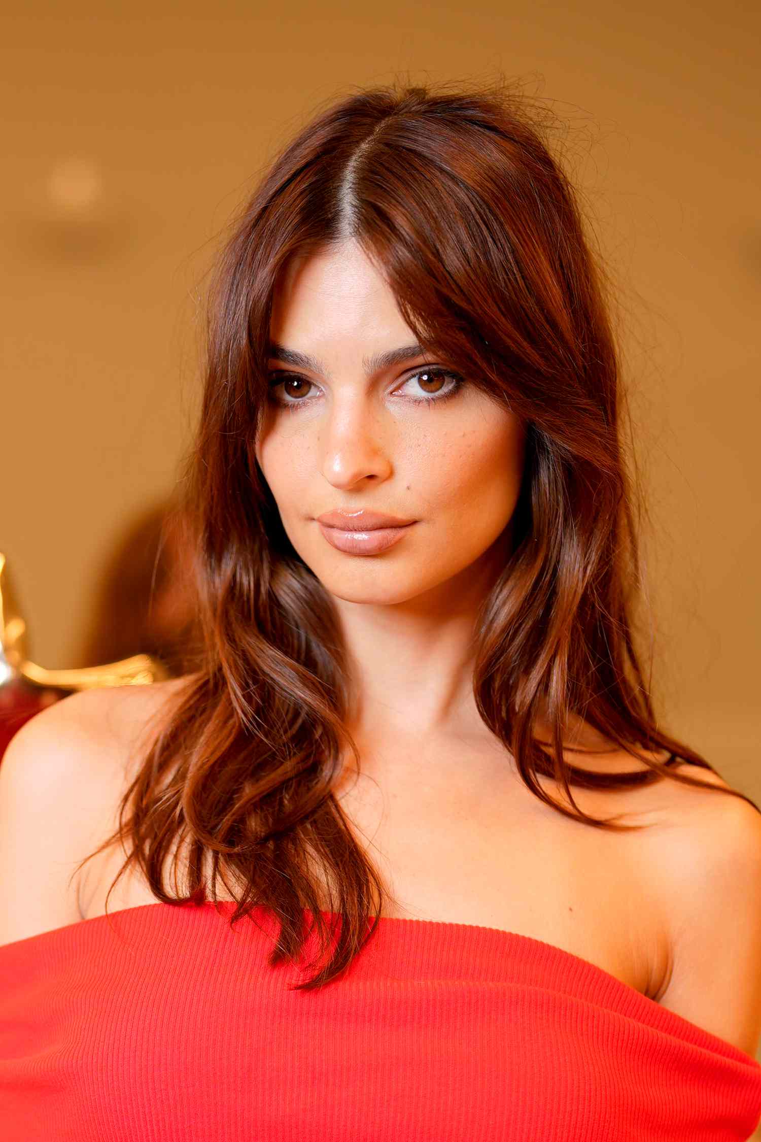 Vibrant Copper Red Bob — Winter Hair Colors for Olive Skin