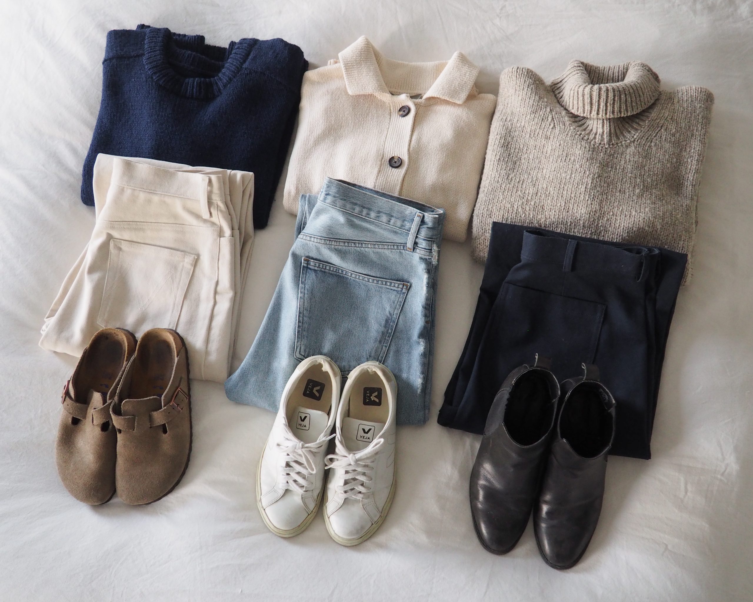 Minimalist Knitwear and Denim for Everyday Winter Comfort — Winter Capsule Wardrobe