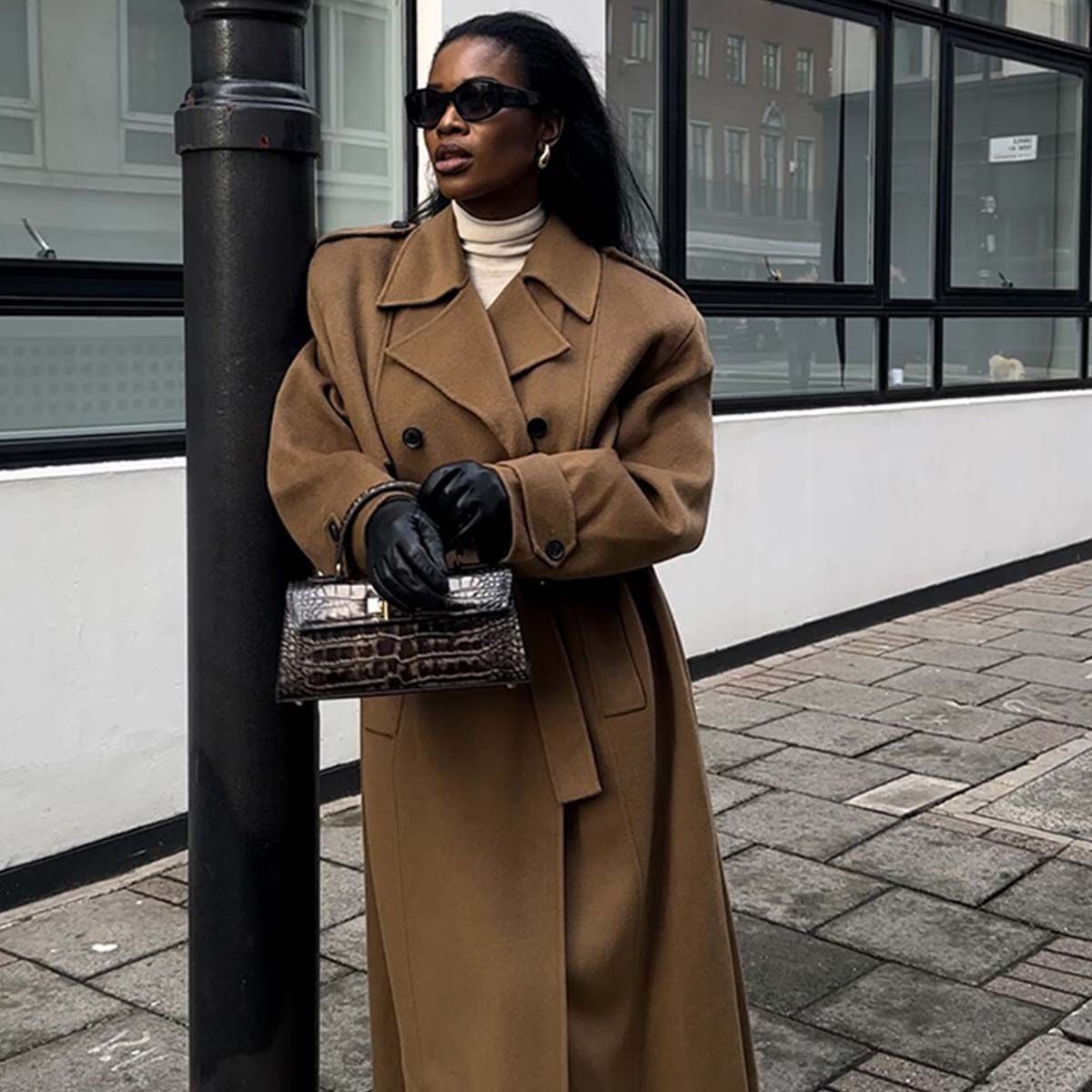 Oversized Wool Coat for Casual Chic City Wear Warm Winter Outfits