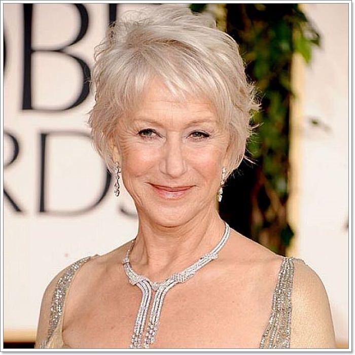 Chin Platinum Blonde Bob With Ash Tones — Winter Hair Colors for Women Over 60