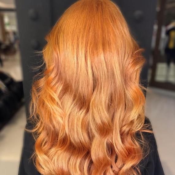 Vibrant Fiery Orange Vibrant Fiery Orange — Winter Red Hair Colors