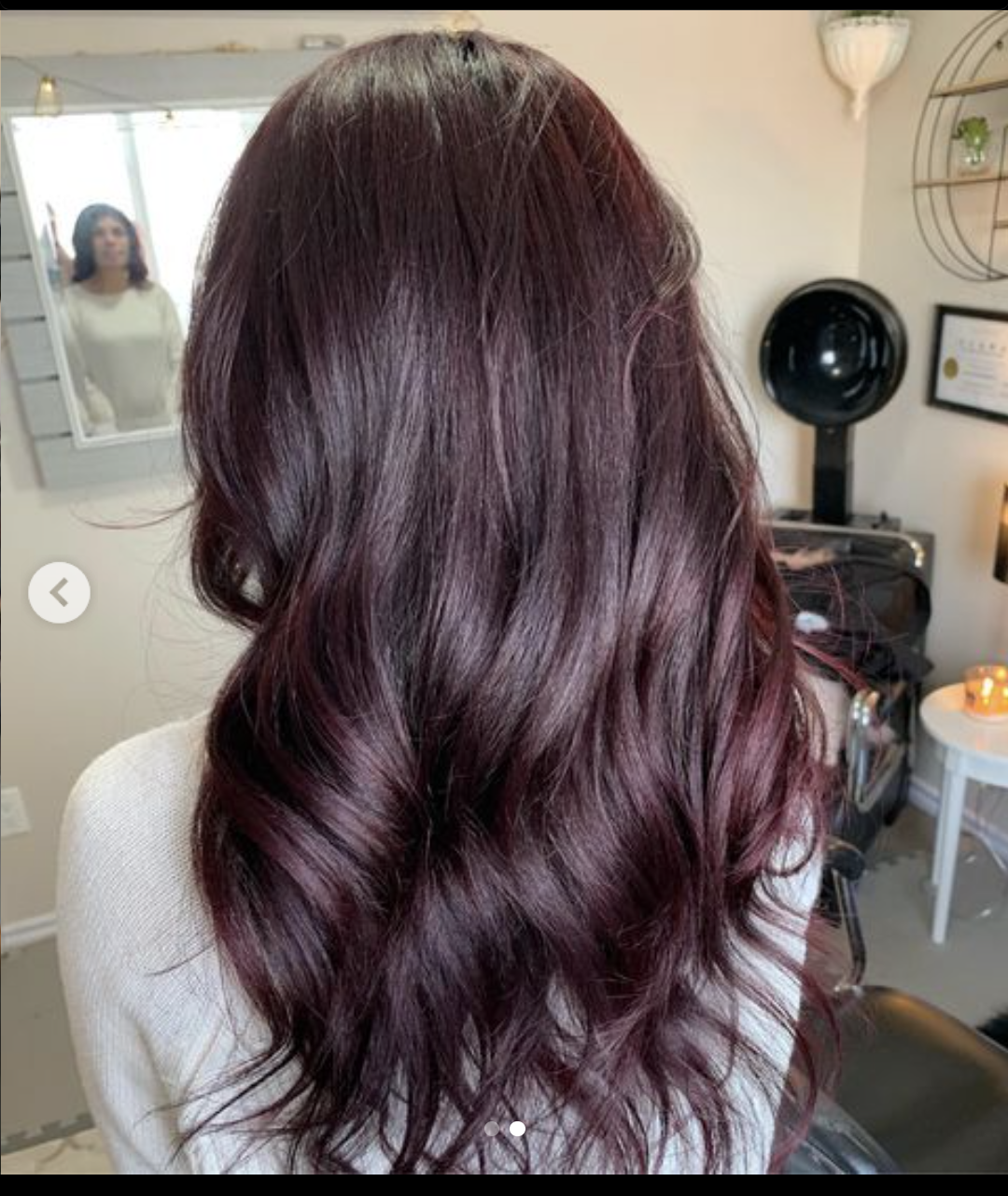 Rich Plum Burgundy Waves Rich Plum Burgundy Waves — True Winter Hair Color