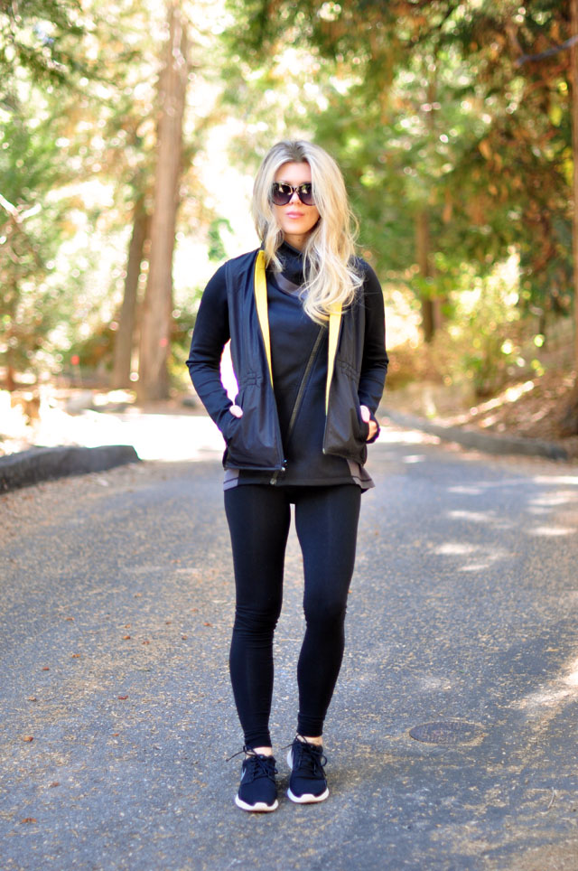 Layered Vest and Athletic Tops for Dynamic Workouts — Winter Workout Outfits