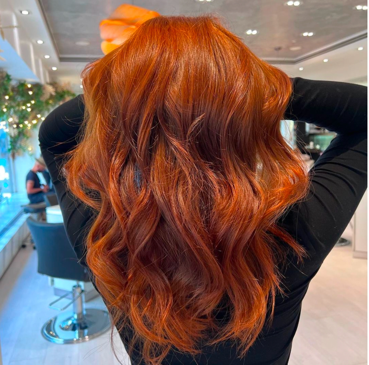 Bright Auburn With Red Undertones — Winter Auburn Hair Color