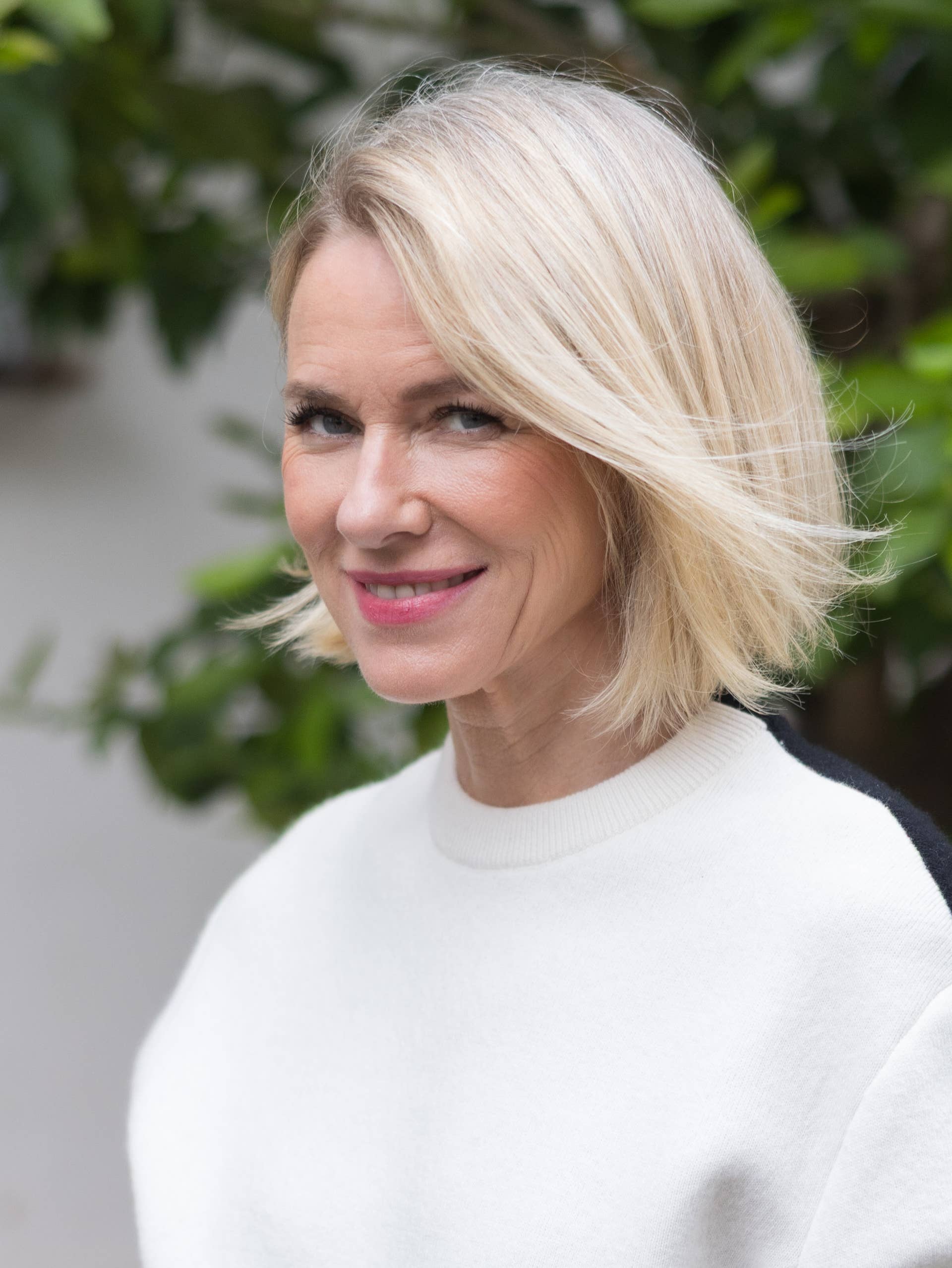 Smooth Layered Bob With Ash Blonde Smooth Layered Bob With Ash Blonde — Winter Haircuts for Women Over 40