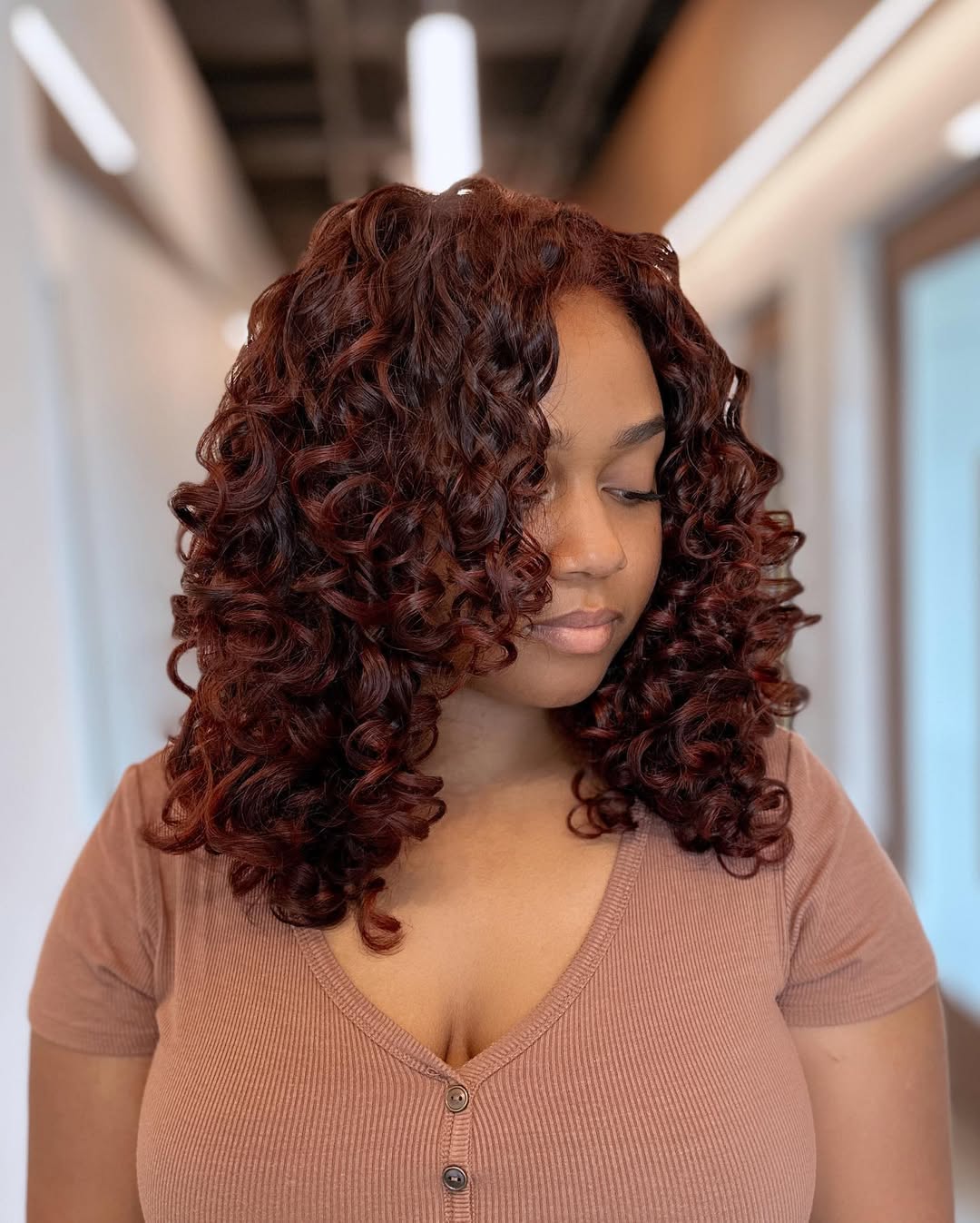 Dark Brown With Auburn Undertones Dark Brown With Auburn Undertones — Winter Brown Hair Colors