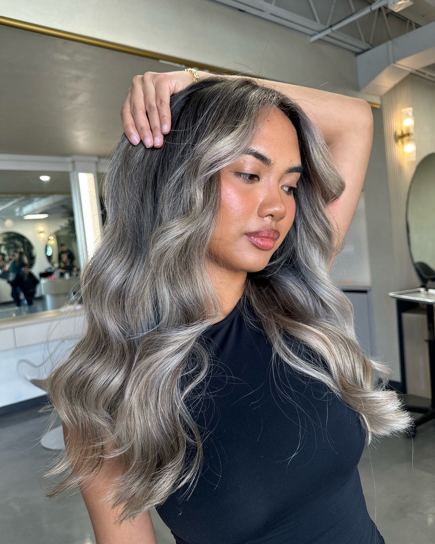 Ash Blonde Base With Icy Highlights Ash Blonde Base With Icy Highlights — Icy Blonde Hair