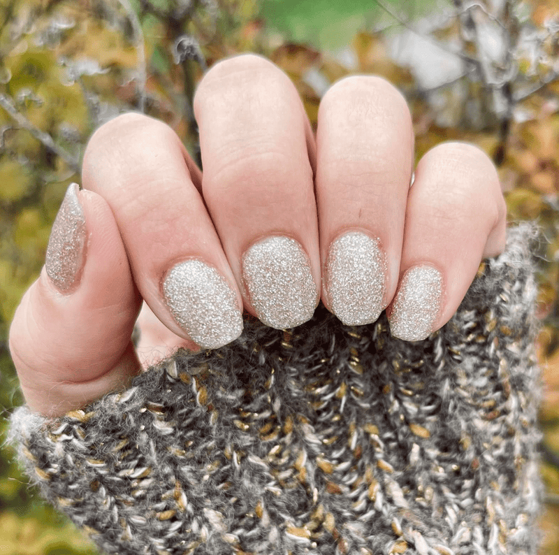 Light Nude Silver Shimmer Squares Light Nude Silver Shimmer Squares — Winter Dip Powder Nails