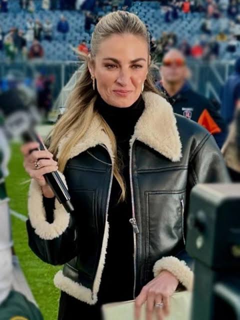 Fitted Black Shearling Jacket for Sleek Winter Style — Shearling Coat Outfits