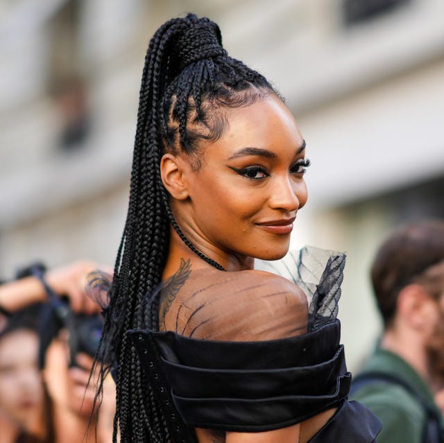 Box Braids With Blonde and Caramel Highlights — Winter Braid Colors for Black Women