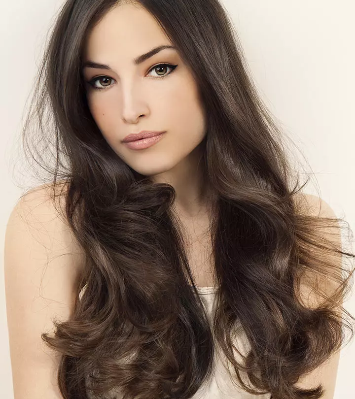 Mid-Back Wavy Hair With Shine — Dark Chocolate Brown Hair