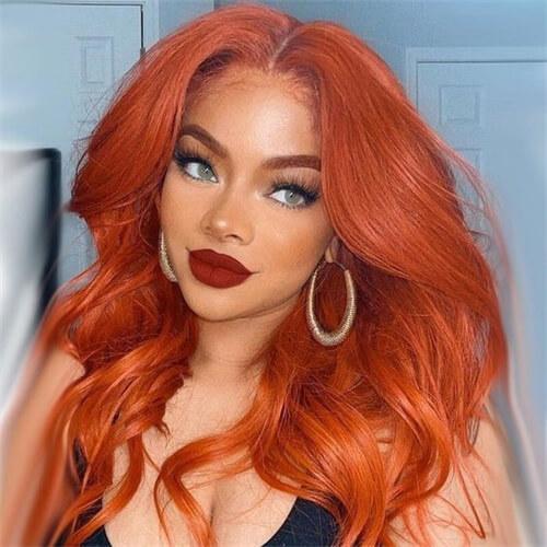 Vibrant Ginger Orange Curly Hair — Winter Hair Colors for Redheads