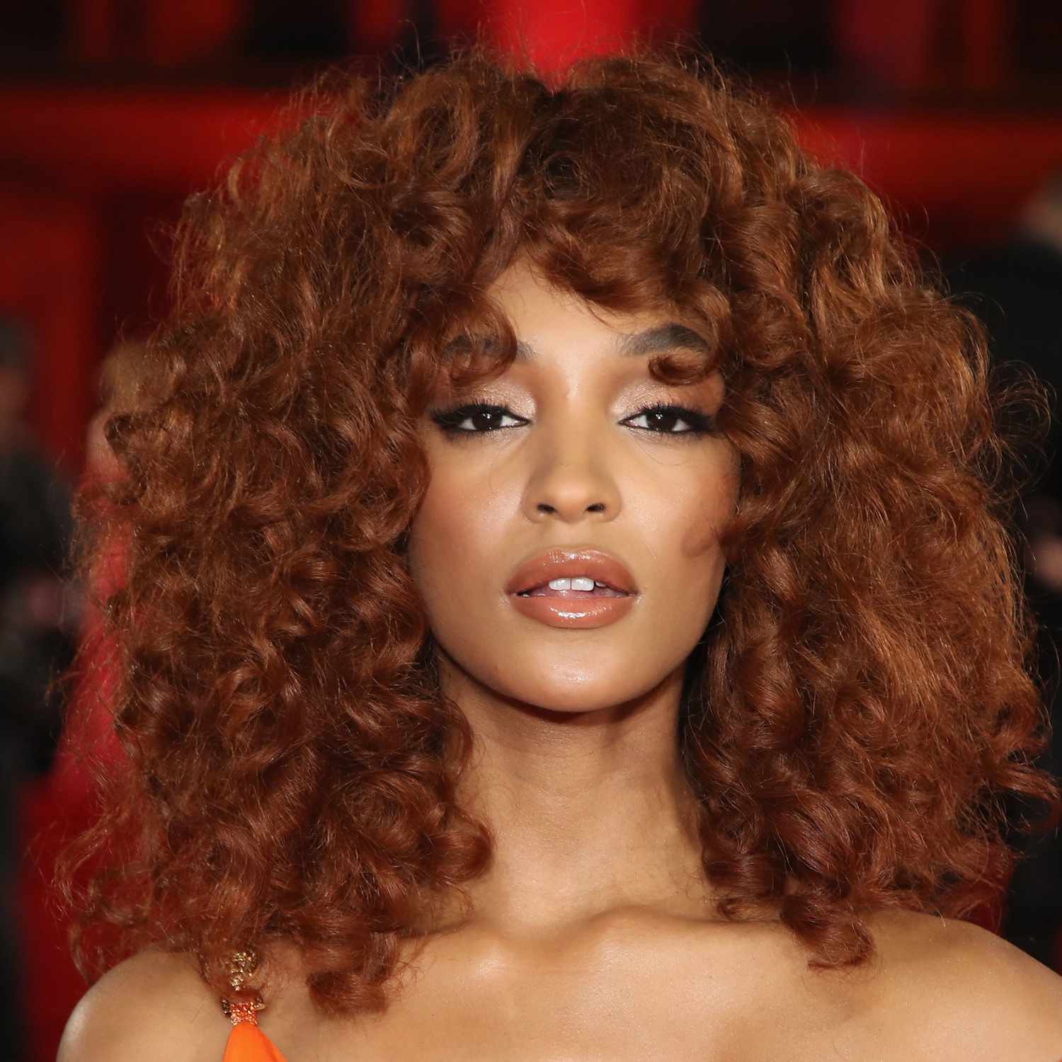 Cool Grey Bob With Full Bangs — Winter Hair Colors for Curly Hair