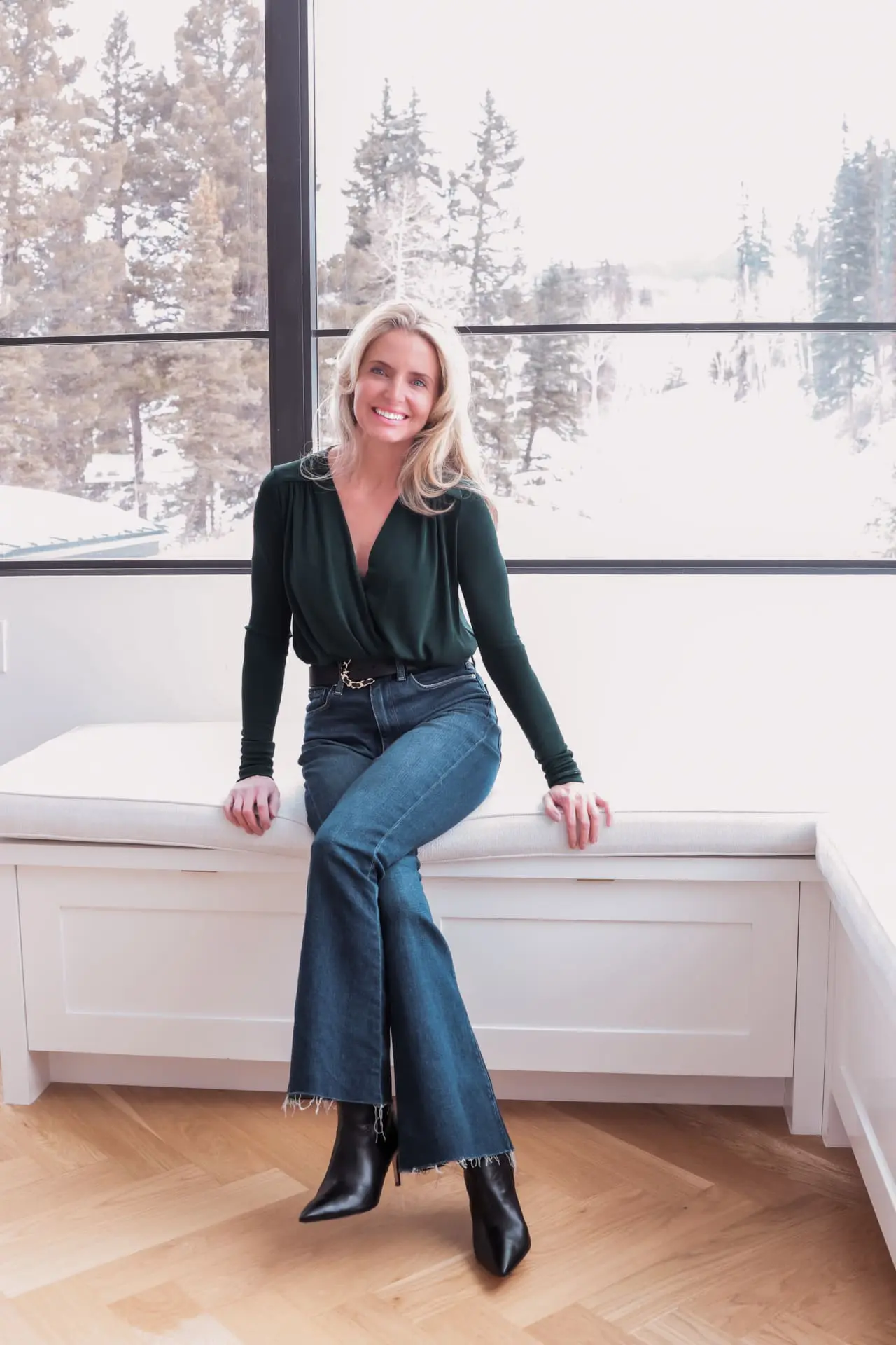 Proportion Play: Fitted Top, Flared Bottoms Proportion Play: Fitted Top, Flared Bottoms — Winter Brunch Outfits