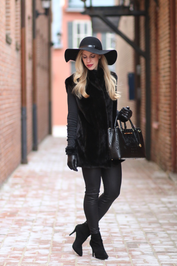Evening Event Outfit Idea — Fur Hat Outfits