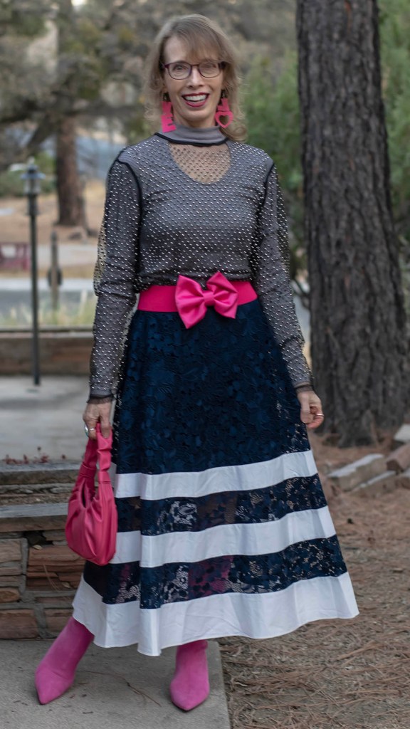 Pink Boots Outfit Idea Pink Boots Outfit Idea — Winter Church Outfits