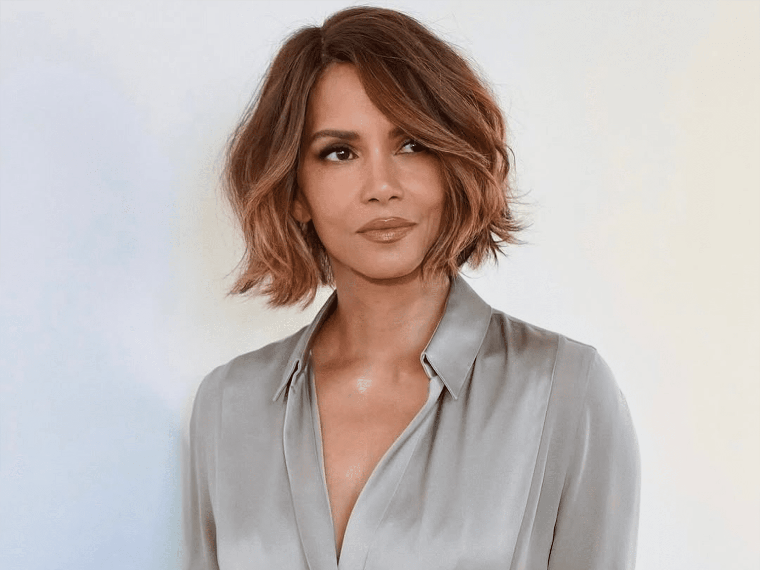 Brunette Bob With Balayage Waves Brunette Bob With Balayage Waves — Short Winter Haircuts