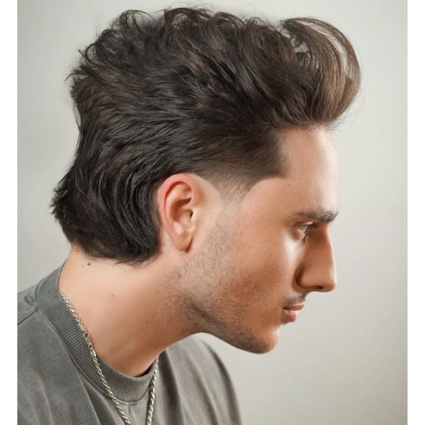 Textured Wavy Mullet With Volume Textured Wavy Mullet With Volume — Winter Haircuts for Men
