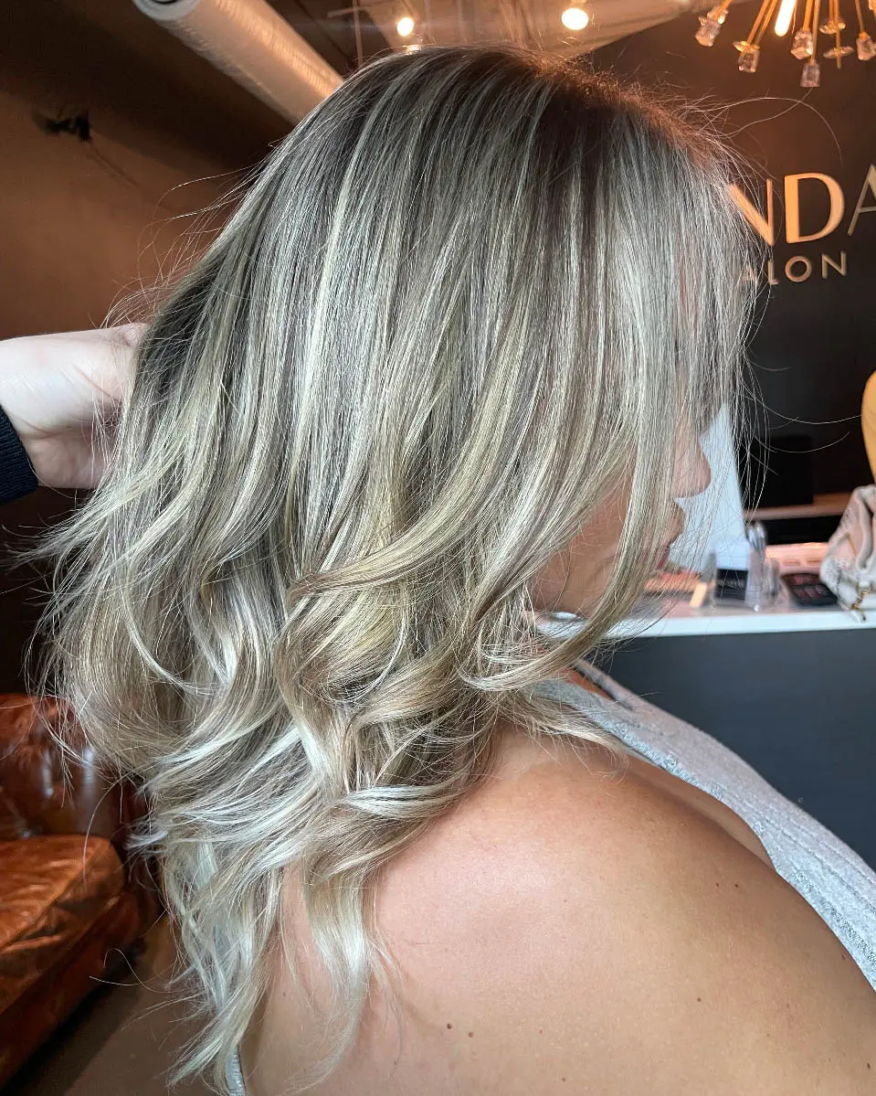 Vanilla and Ash Blend Balayage Vanilla and Ash Blend Balayage — Icy Blonde Hair
