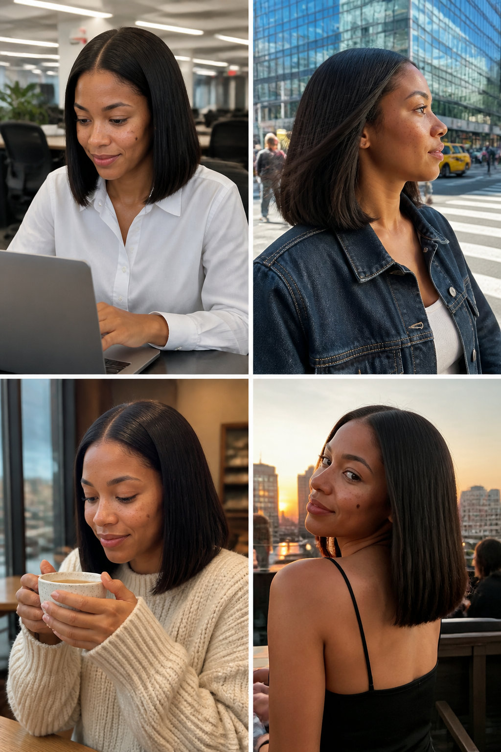 The Blunt Medium Cut: Clean and Polished The Blunt Medium Cut: Clean and Polished — trendy haircuts for women