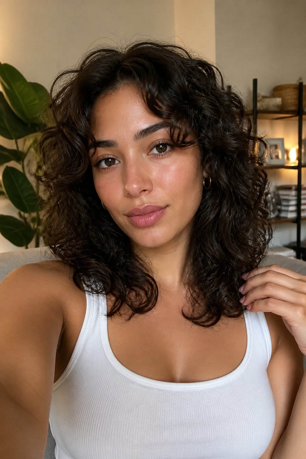 The Curly Cut With Face-Framing — Close-Up Take The Curly Cut With Face-Framing — Close-Up Take — trendy haircuts for women