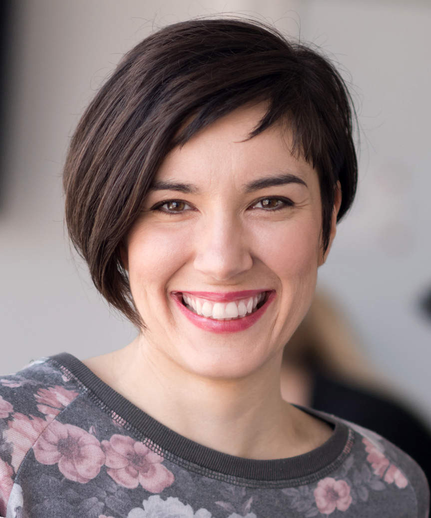 Textured Dark Brown Asymmetrical Bob With Bangs