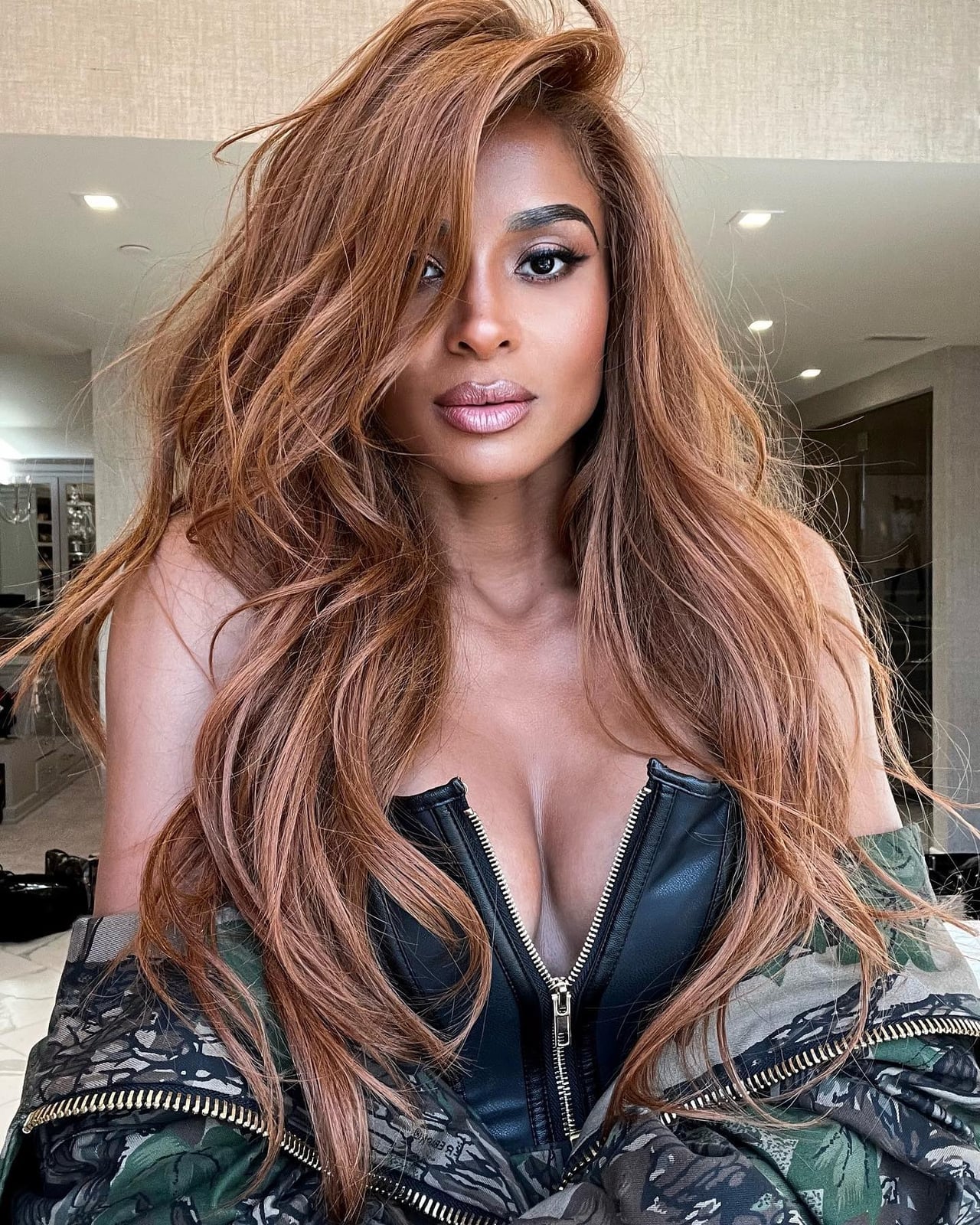 Warm Copper Auburn With Volume — Auburn Hair