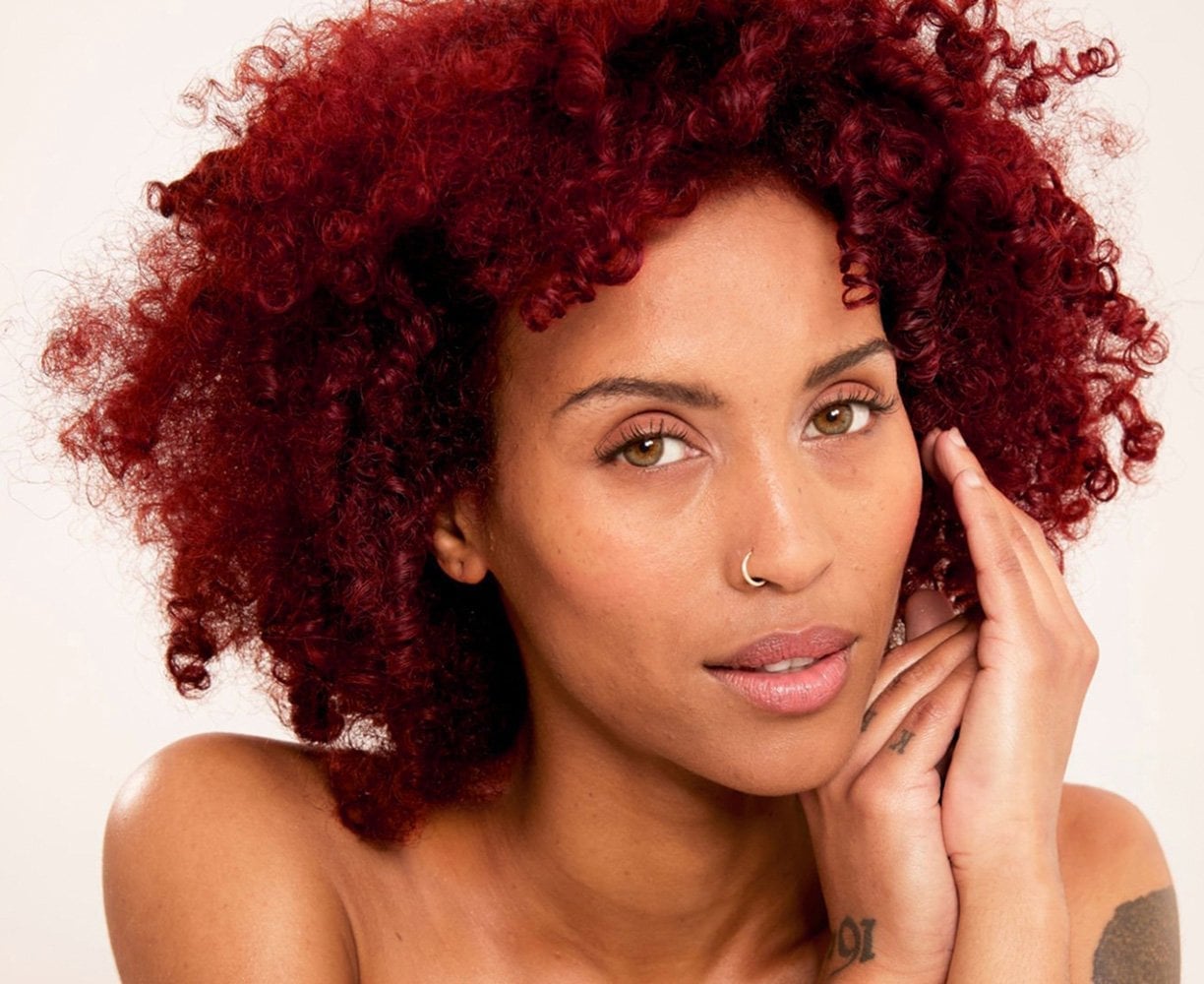 Vibrant Copper Auburn With Curtain Bangs — Auburn Hair