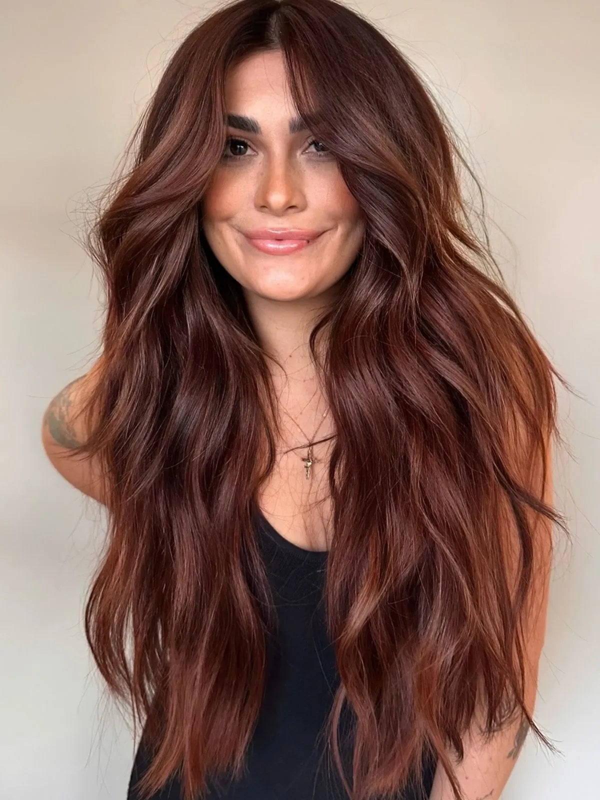 Dark Auburn With Lighter Highlights — Auburn Hair