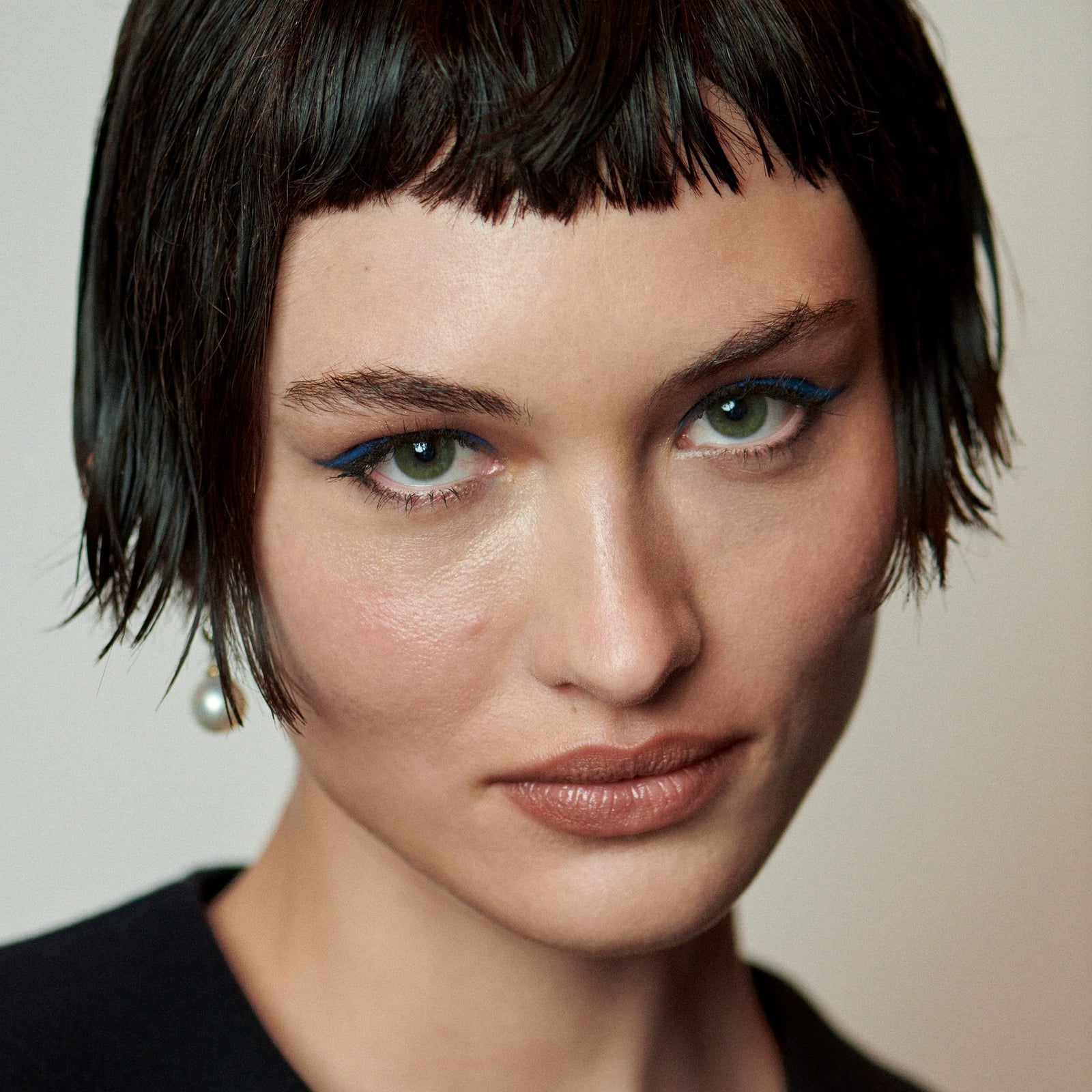Shoulder Length Straight Hair With Micro Bangs — Baby Bangs