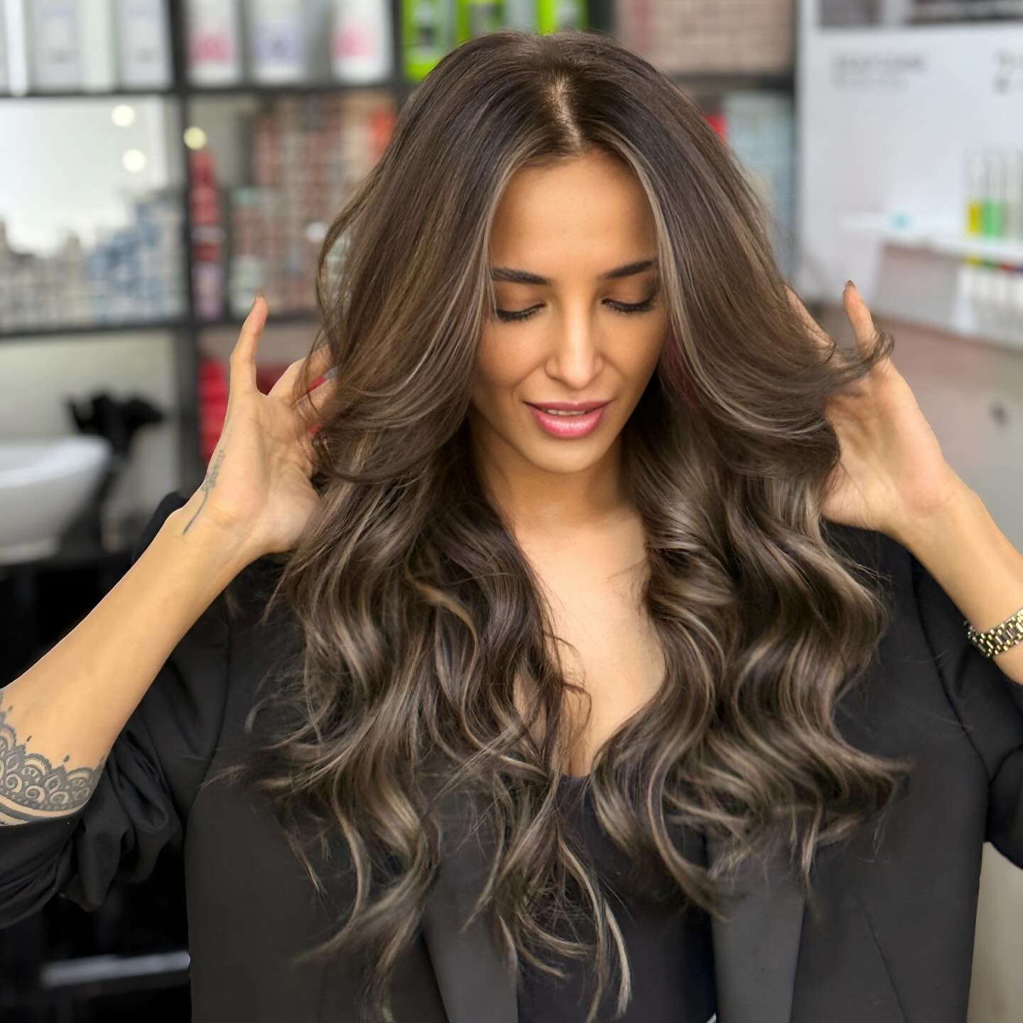 Ash Brown To Blonde Balayage Layers Ash Brown To Blonde Balayage Layers — Balayage on Long Hair