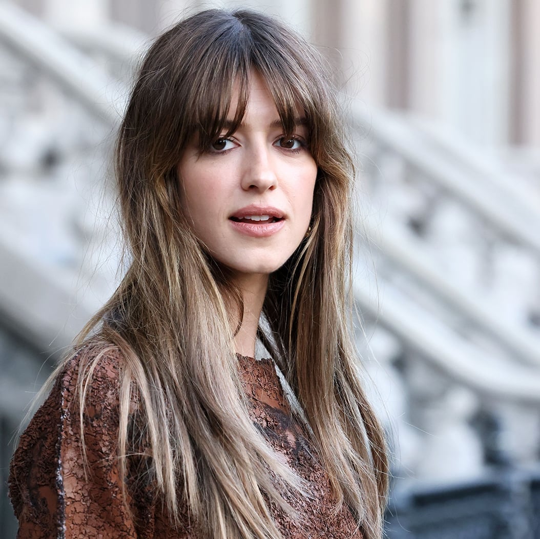 Collarbone Layers With Birkin Bangs Collarbone Layers With Birkin Bangs — Bangs Trends