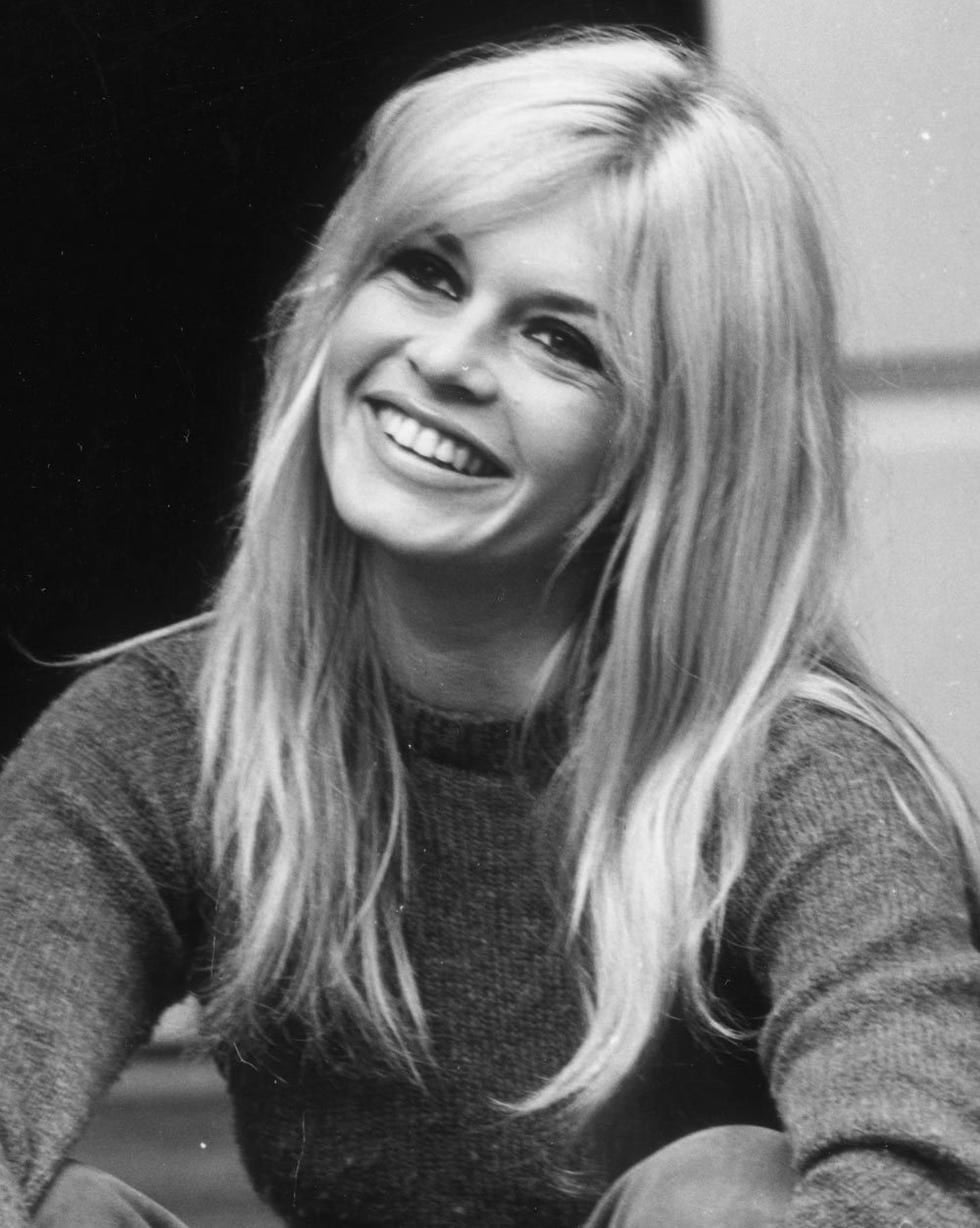 Ash Blonde Shoulder Length With Curtain Bangs — Bardot Bangs