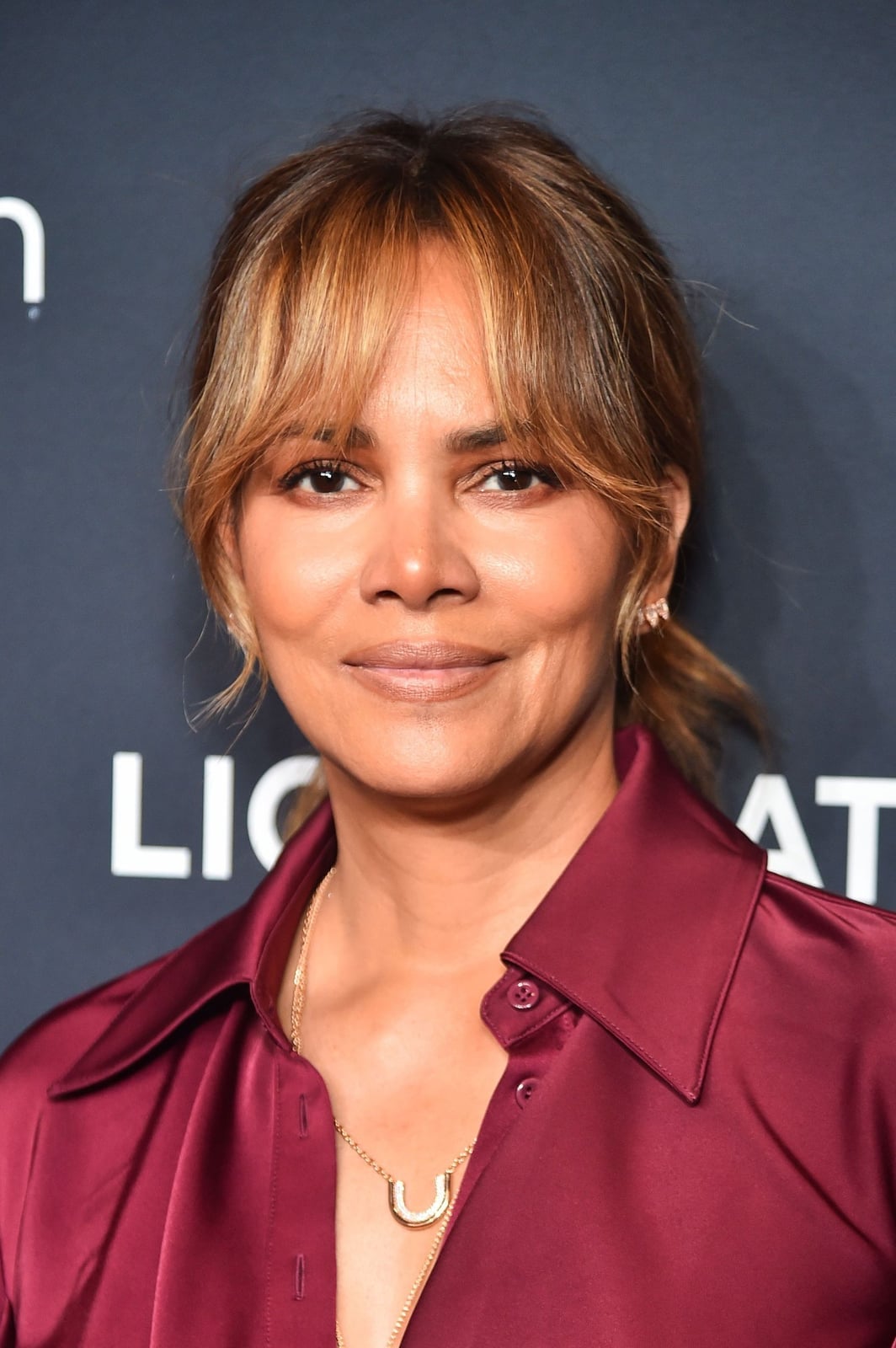 Brunette Collarbone Waves With Curtain Bangs — Bardot Bangs