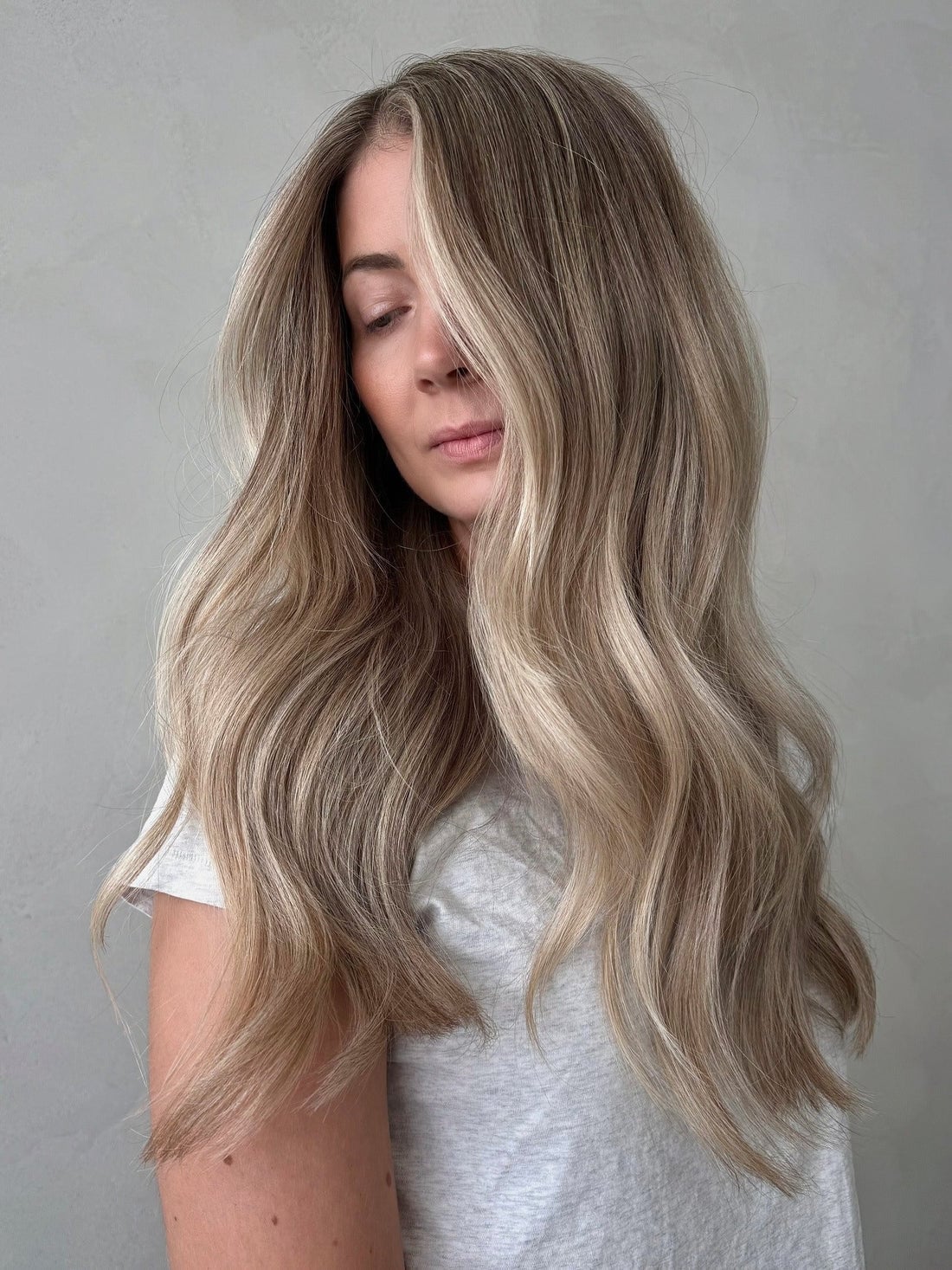 Beige Blonde With Creamy Dimensional Highlights Beige Blonde With Creamy Dimensional Highlights