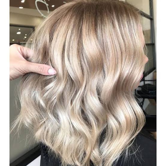Soft Beige Blonde With Subtle Highlights Soft Beige Blonde With Subtle Highlights