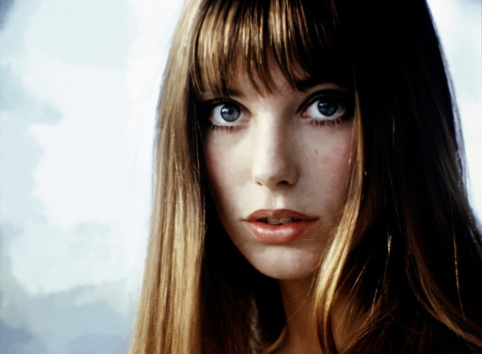 Mid-Back Straight Dark Brown With Birkin Bangs Mid-Back Straight Dark Brown With Birkin Bangs