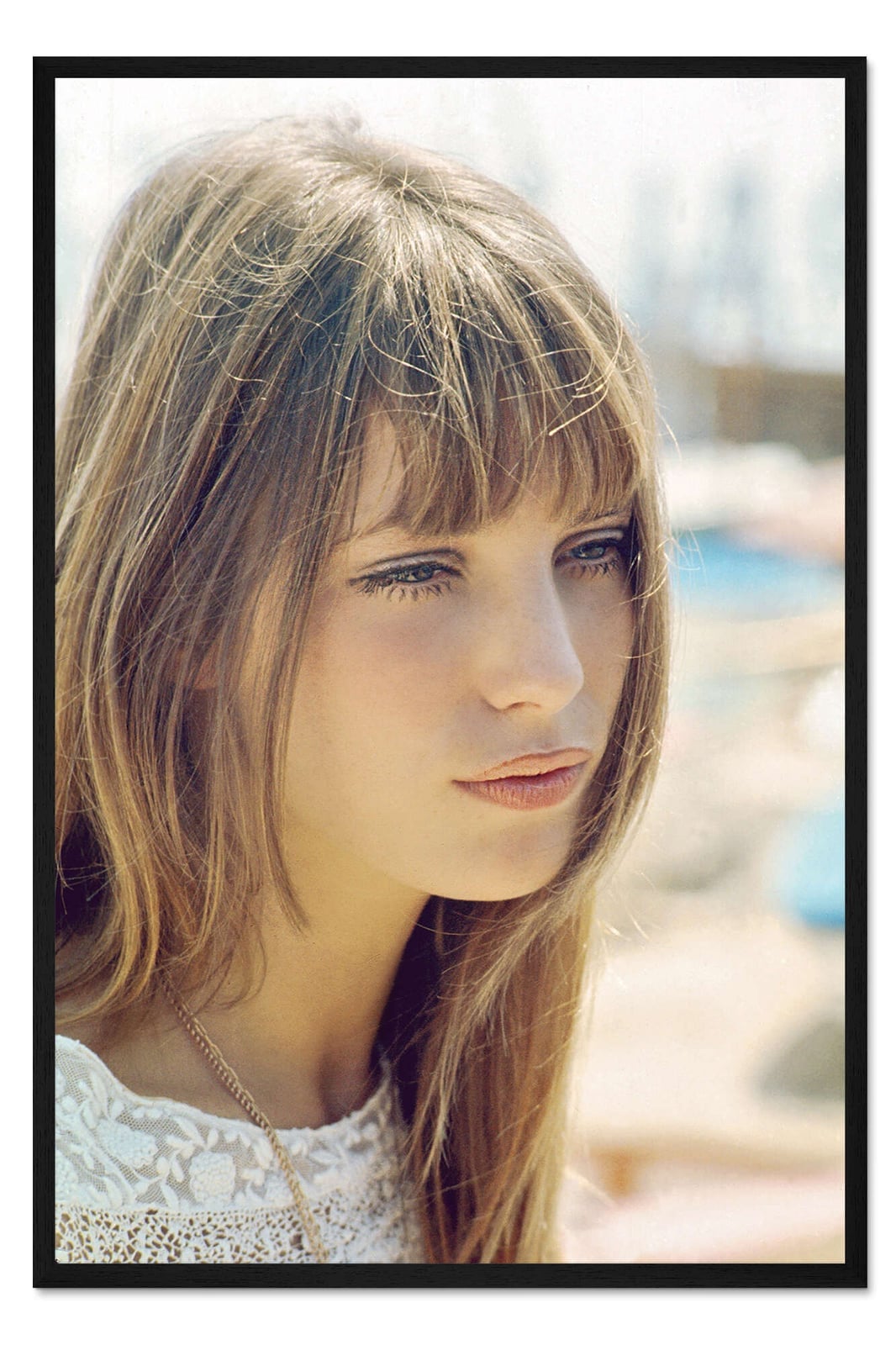 Collarbone Layers With Wispy Birkin Bangs Collarbone Layers With Wispy Birkin Bangs
