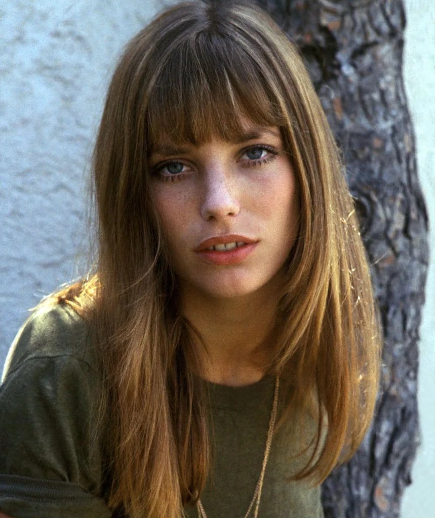 Shoulder Length Layers With Wispy Birkin Bangs Shoulder Length Layers With Wispy Birkin Bangs