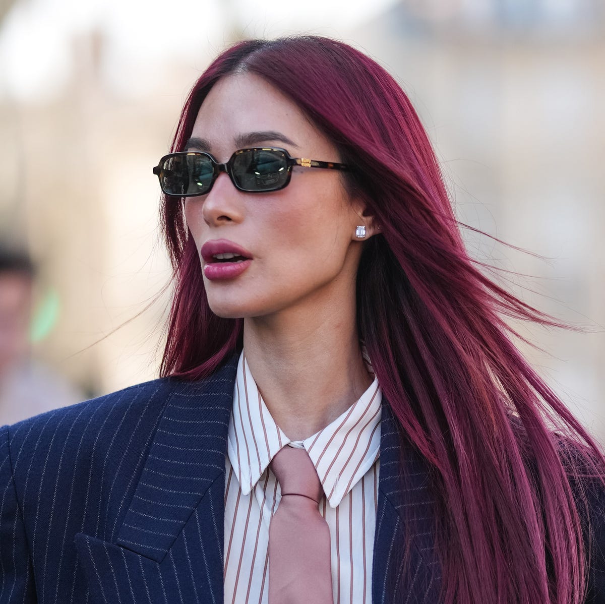 Shoulder Length Black Cherry Waves Shoulder Length Black Cherry Waves — Black Cherry Hair