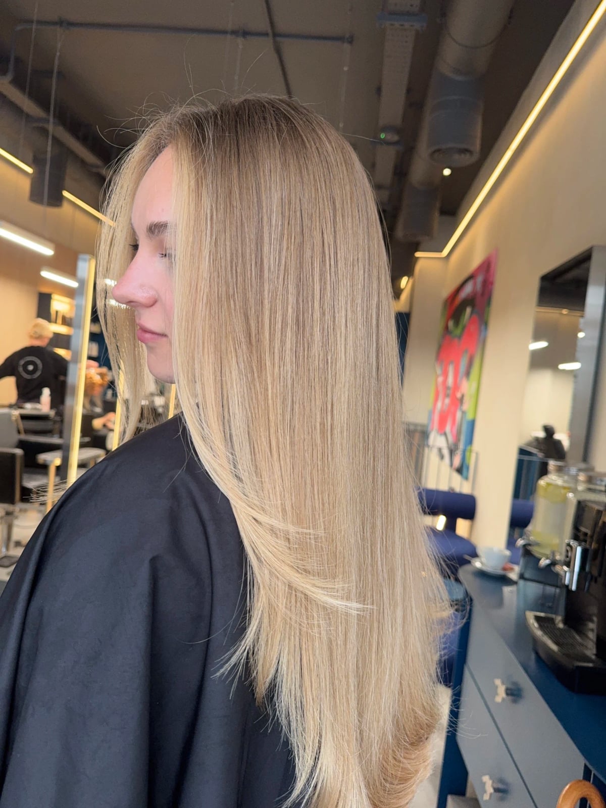 Mid-Back Ash Blonde With Root Shadow — Blonde Hair Colors
