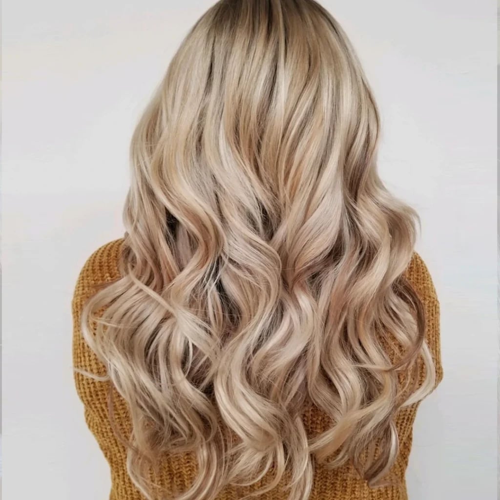 Mid-Back Golden Blonde With Highlights, до середины спины Mid-Back Golden Blonde With Highlights, до середины спины — Blonde Hair Trends
