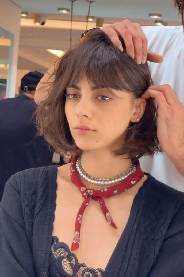 Ear Length Bob Wispy Bangs — Bob for Fine Hair