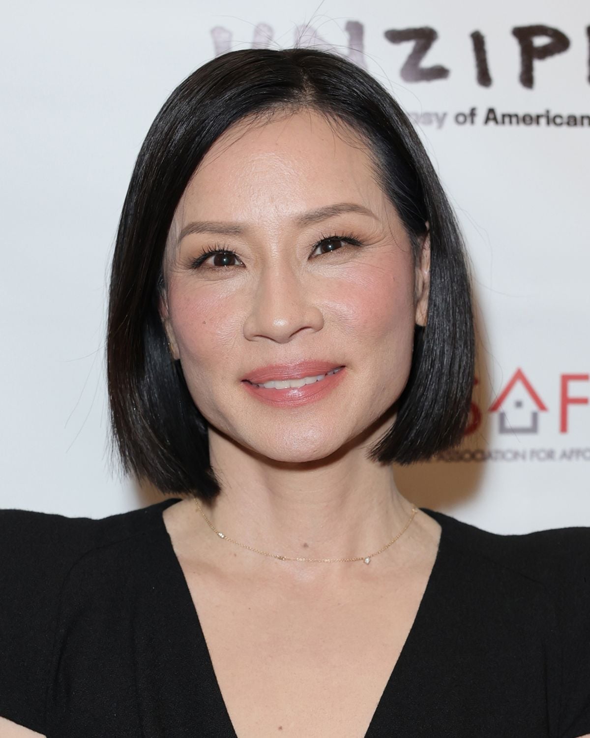 Sleek Black Chin Length Bob — Bob for Women Over 50