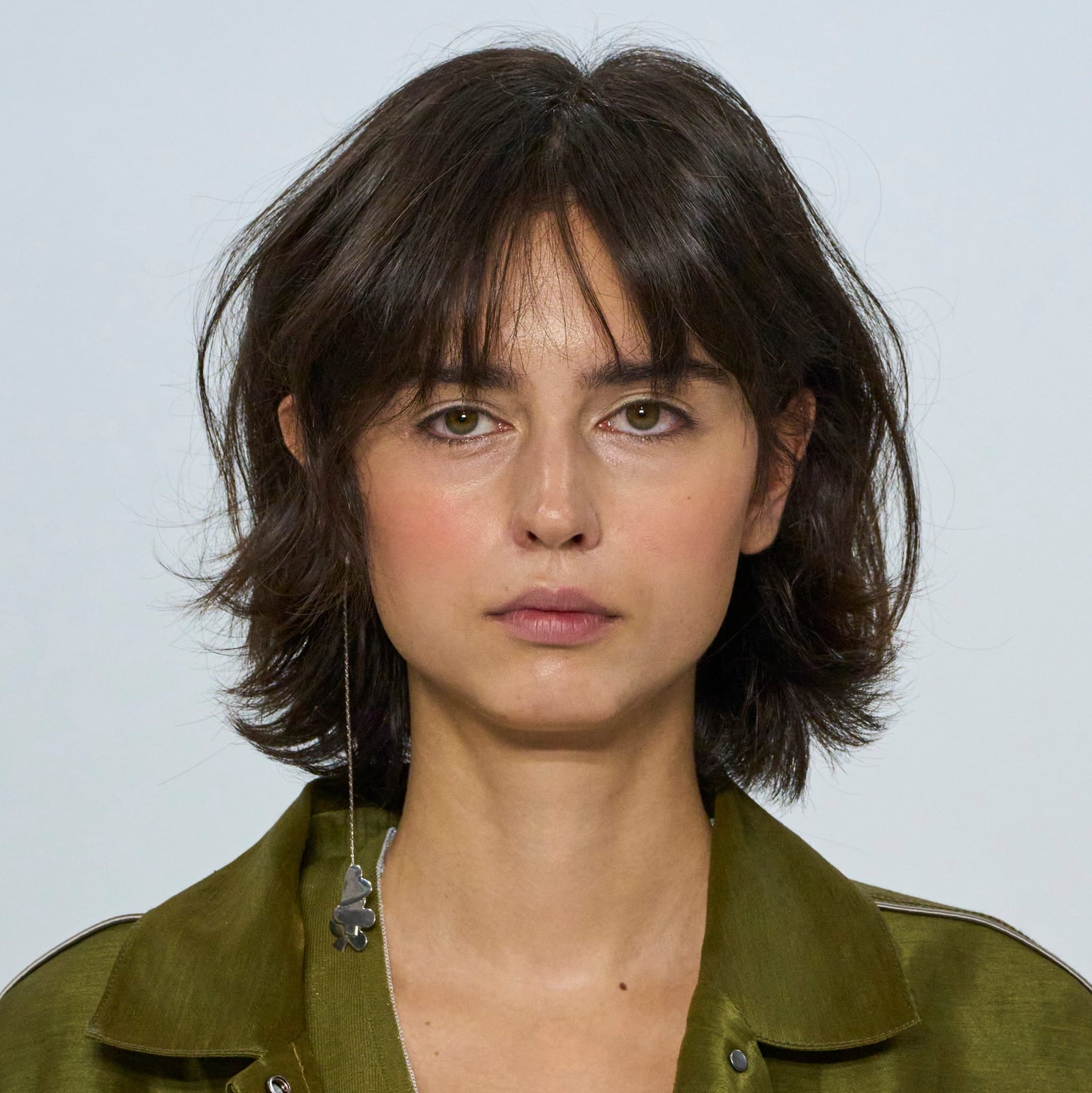 Textured Bob With Face Framing Curtain Bangs Textured Bob With Face Framing Curtain Bangs — Bob with Bangs