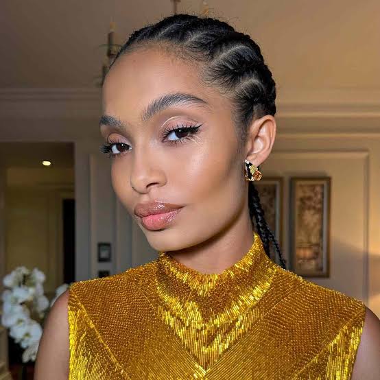 Collarbone Braids With Red Undertones — Braids for Short Hair