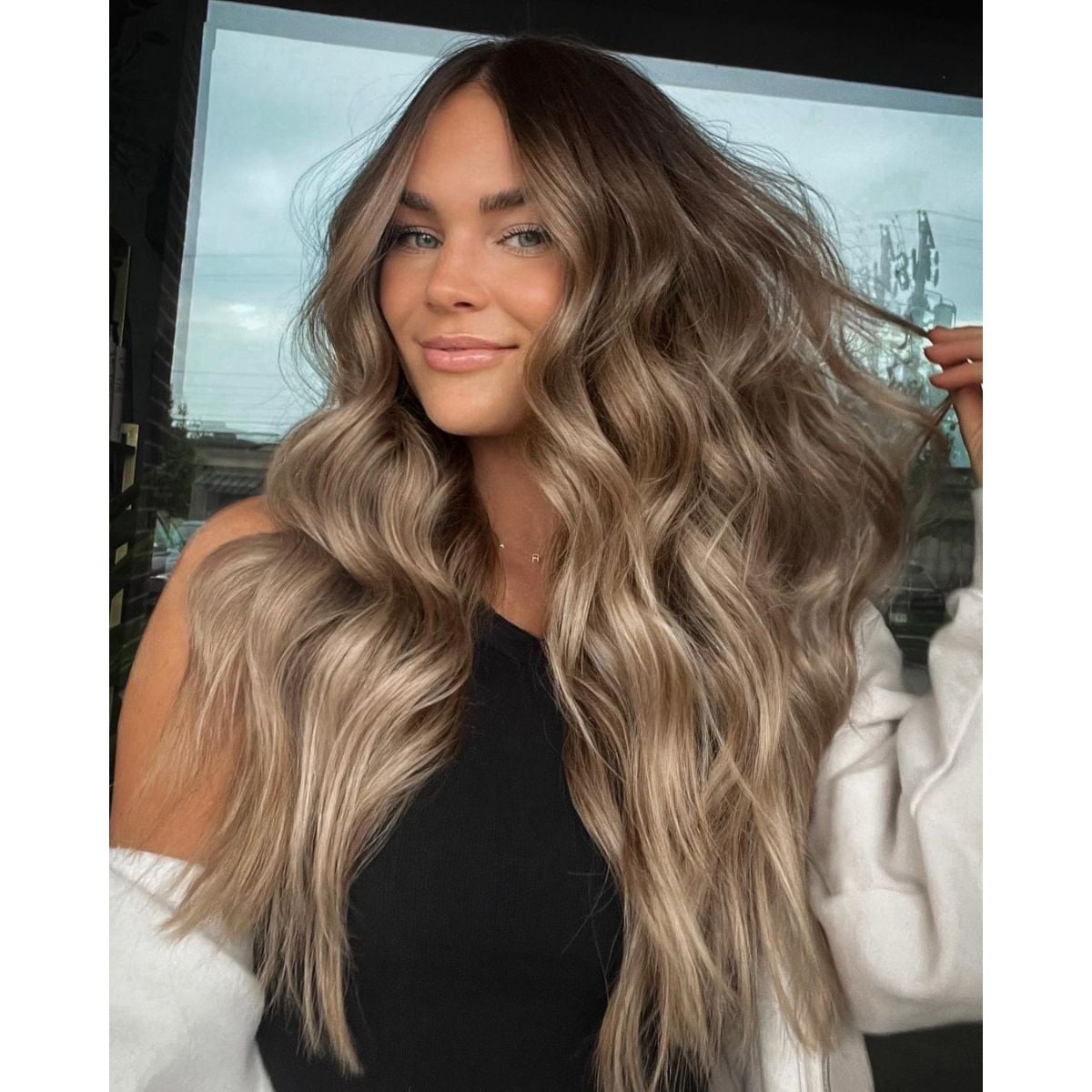 Bronde Balayage With Ash Blonde Face-Framing Layers — Bronde Hair